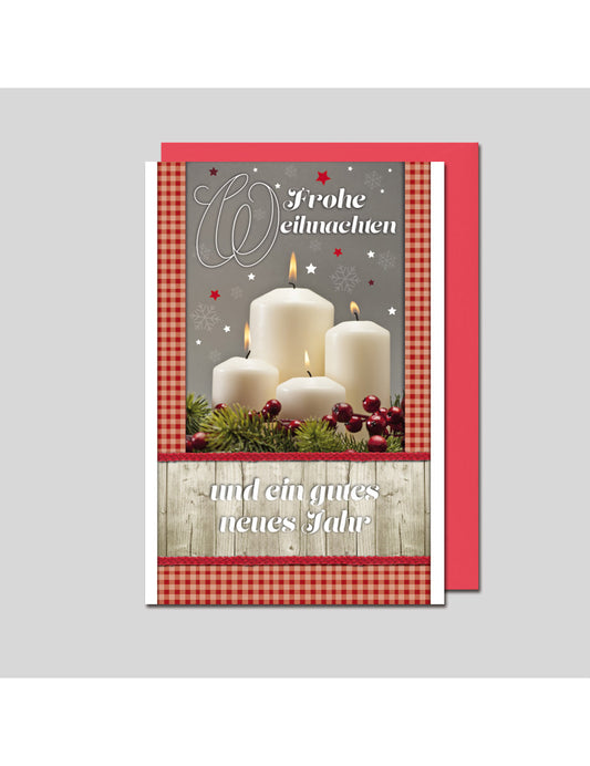 Doppelkarte. Weihnachten