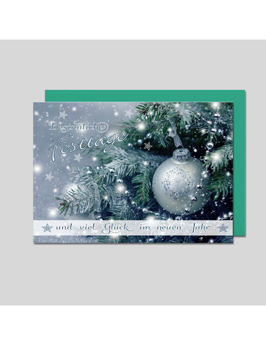Doppelkarte. Fotokarte Weihnachten