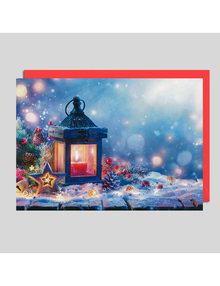 Doppelkarte. Weihnachtszeit /blanko