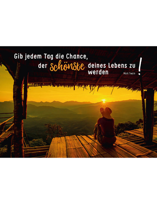 Postkarte. Kultura / Weisheiten/Sprüche / Quer