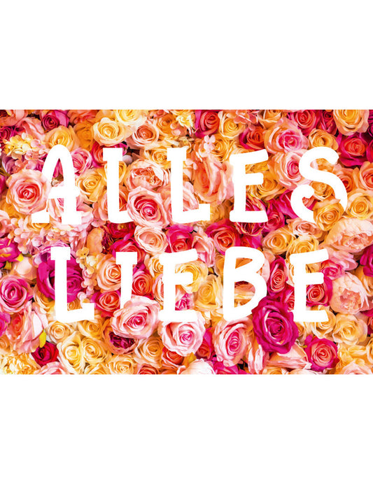 Postkarte. Kultura / Liebe/Für Dich / Quer