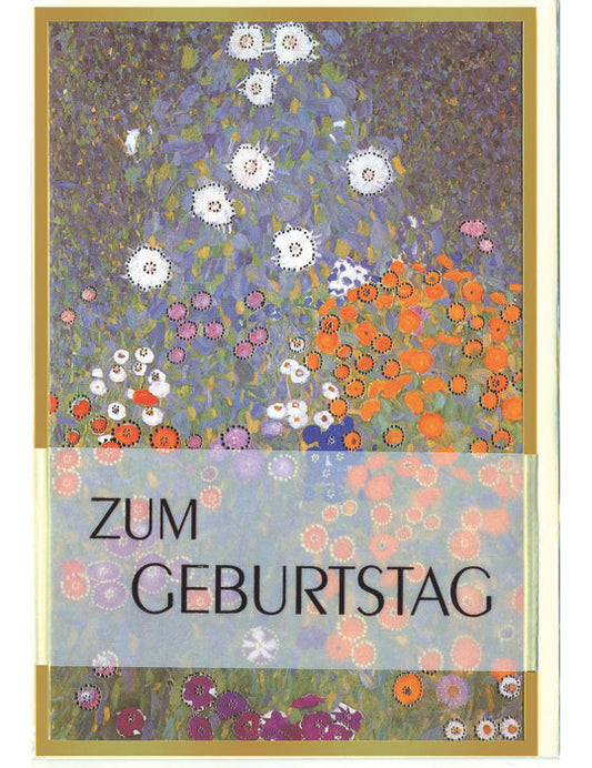 Doppelkarte / Geburtstag / hoch