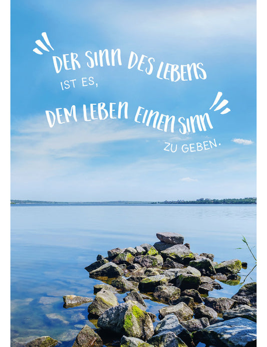 Postkarte. Kultura / Weisheiten/Sprüche / Hoch
