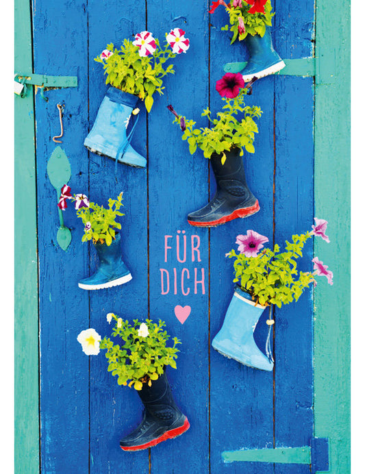 Postkarte. Kultura / Liebe/Für Dich / Hoch
