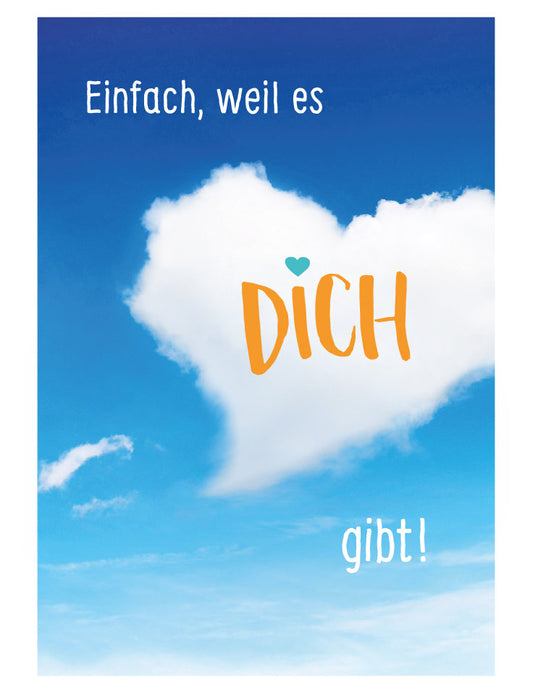 Postkarte. Kultura / Liebe/Für Dich / Hoch