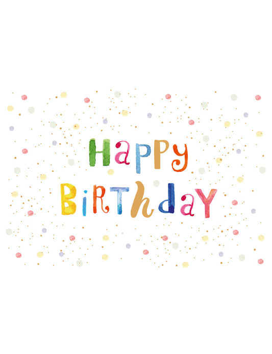 Doppelkarte. Green Karma / Geburtstag / happy birthday