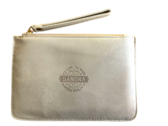 'Sandra' Clutch- und Kosmetiktasche