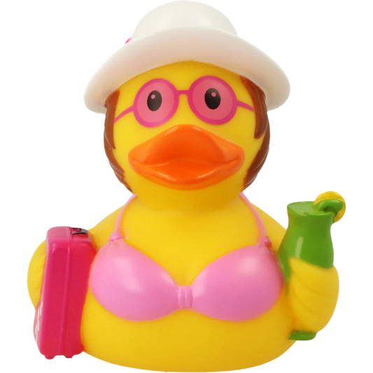 Lilalu Badeente - Urlauberin