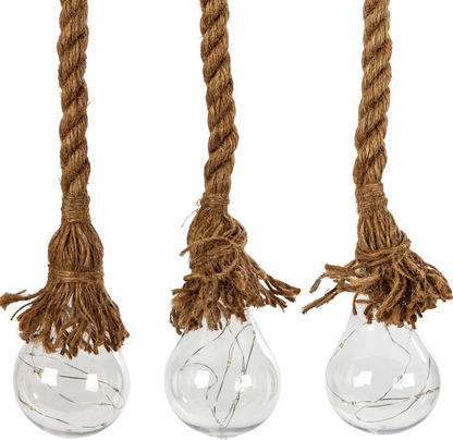 Solar-Hängedeko "Corda" - 3er Set