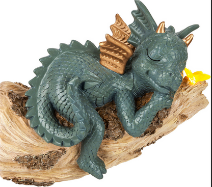 Solar-Deko "Drache und Schmetterling"