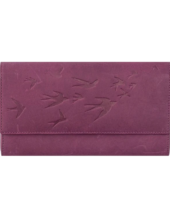 HJP Geldbörse Damen Schwalbe, beere