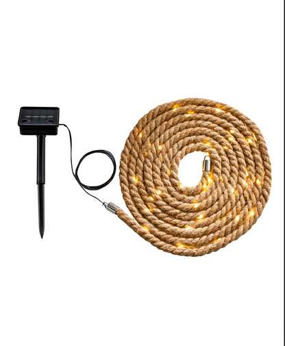 Solar-Lichterkette "Seil" 60 LEDs