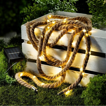 Solar-Lichterkette "Seil" 60 LEDs