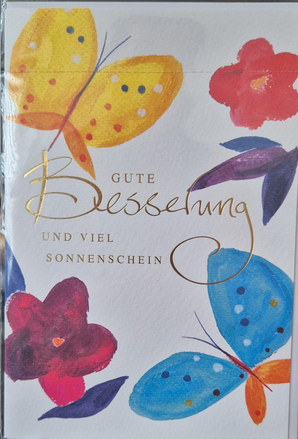 Gute Besserung und viel Sonnenschein