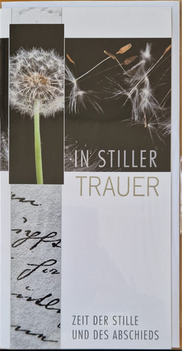 In stiller Trauer Zeit der stille und des Abschiedes (Pusteblume)