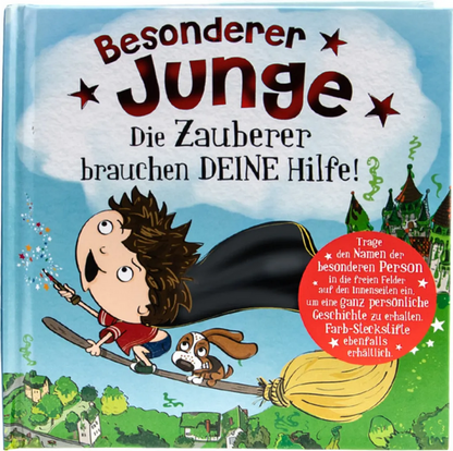 Besonderer Junge - Das magische Märchenbuch mit deinem Namen