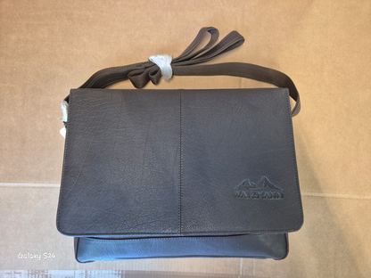 Watzmann Umhängetasche Leder braun