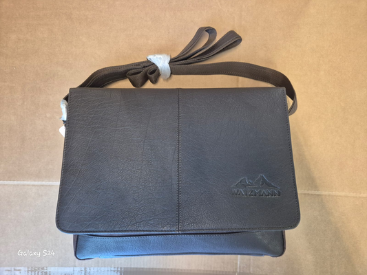 Watzmann Umhängetasche Leder braun