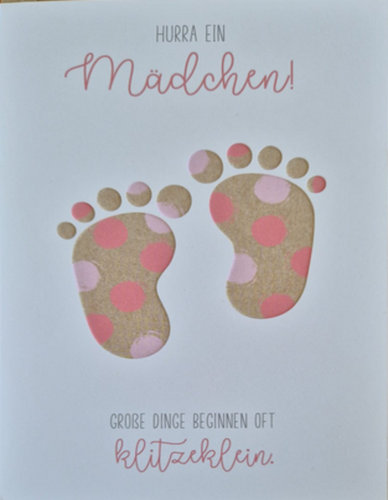 Hurra ein Mädchen(B6)