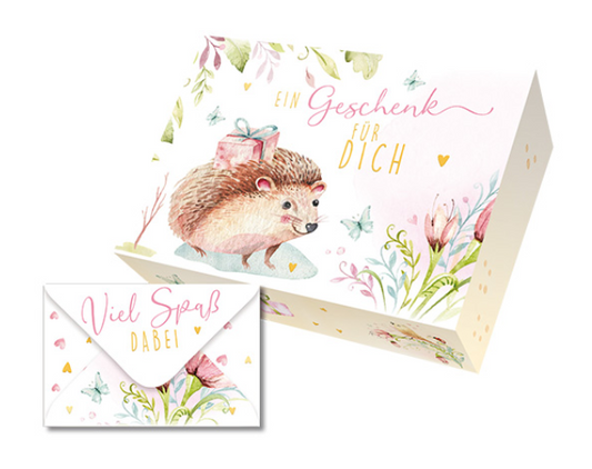 Geldbriefbox "Ein Geschenk für Dich" (11 x 8 cm)