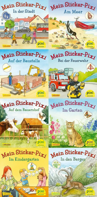 Pixi-8er-Set 199: Meine Sticker-Pixis (8x1 Exemplar)