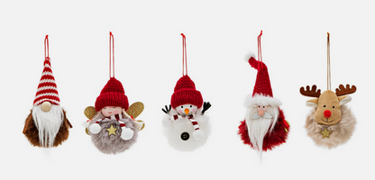 Weihnachtsanhänger "Weihnachtsfreunde" 5er-Set