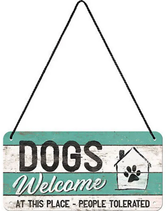 Nostalgic-Art Merchandising Schild Pfoten 20 x 10 cm, Metall (1 x 10 x 20 cm)