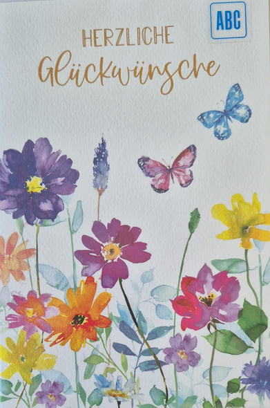 Herzliche Glückwünsche (B6)