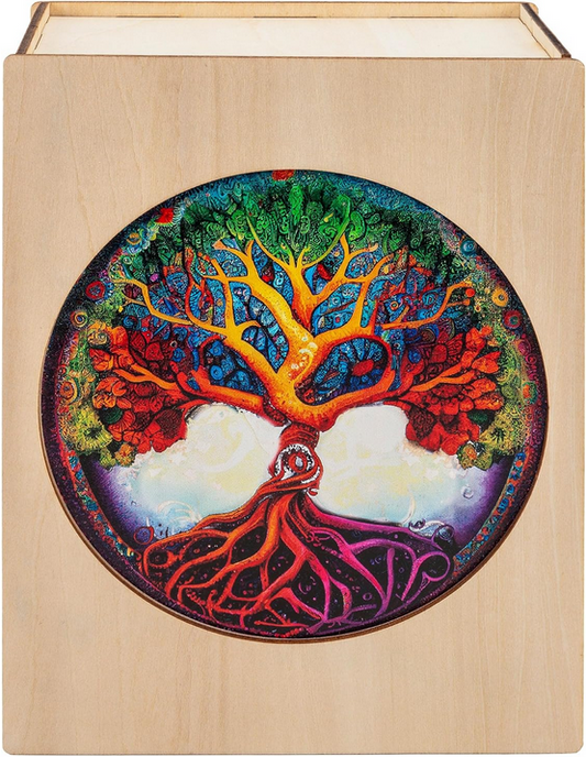 Holzpuzzle (Motiv: Lebensbaum, 700 Teile, 50 x 50 cm)