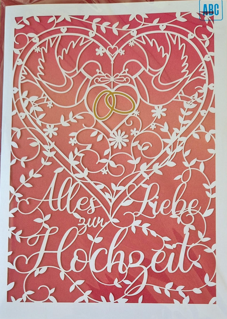 Alles liebe zur Hochzeit (15 x 22 cm)