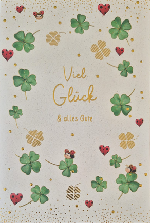 Viel Glück & alles Gute (B6)