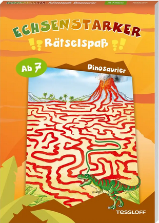 Echsenstarker Rätselspass. Dinosaurier