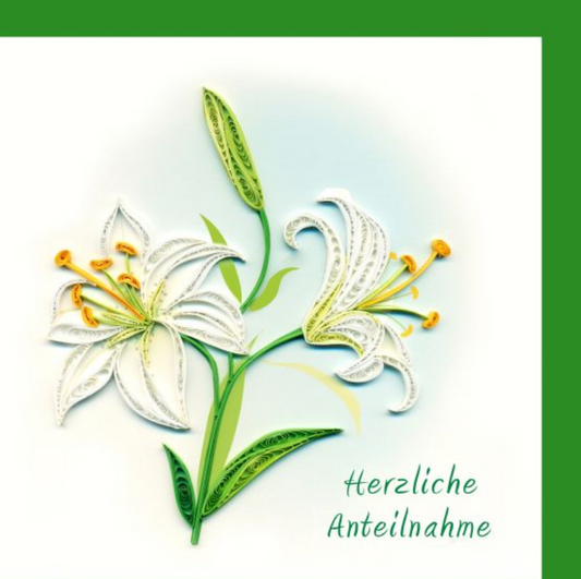 Herzliche Anteilnahme (15 x 15 cm)