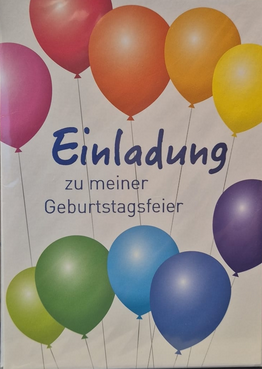 6 Einladungskarten