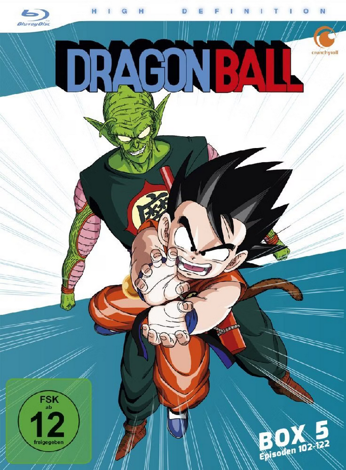 Dragonball - TV-Serie Box 5, Episoden 102-122 (4 DVDs)