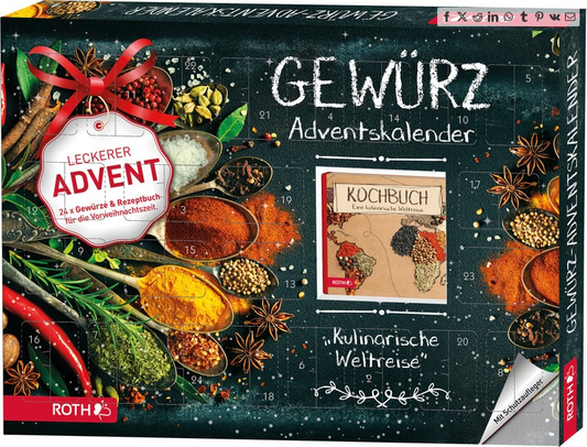 Gewürz Adventskalender - Kulinarische Weltreise