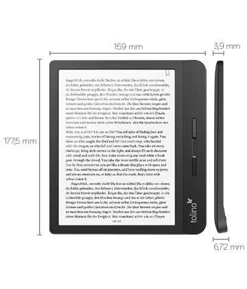 tolino epos 2 eBook-Reader - Ausstellungsgerät