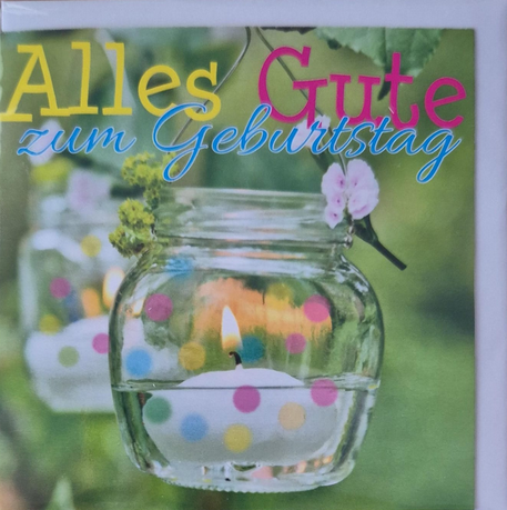 Alles Gute zum Geburtstag (8 x 8 cm)