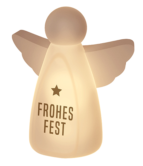 LED-Nachtlicht Engel Frohes Fest