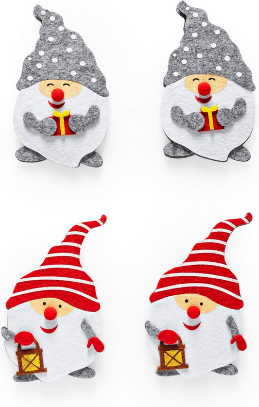 Bestecktaschen Wichtelfreunde 4er-Set
