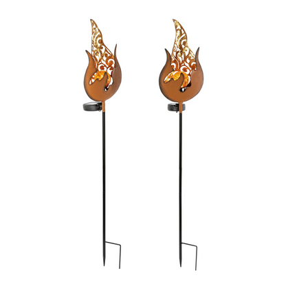 Solar Gartenstecker "Fuego" - 2er-Set