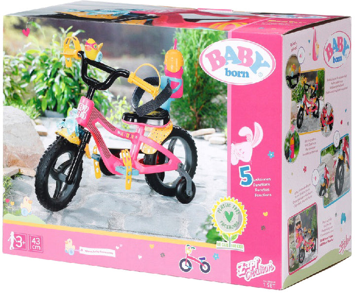 Baby Born Fahrrad mit Stützrädern