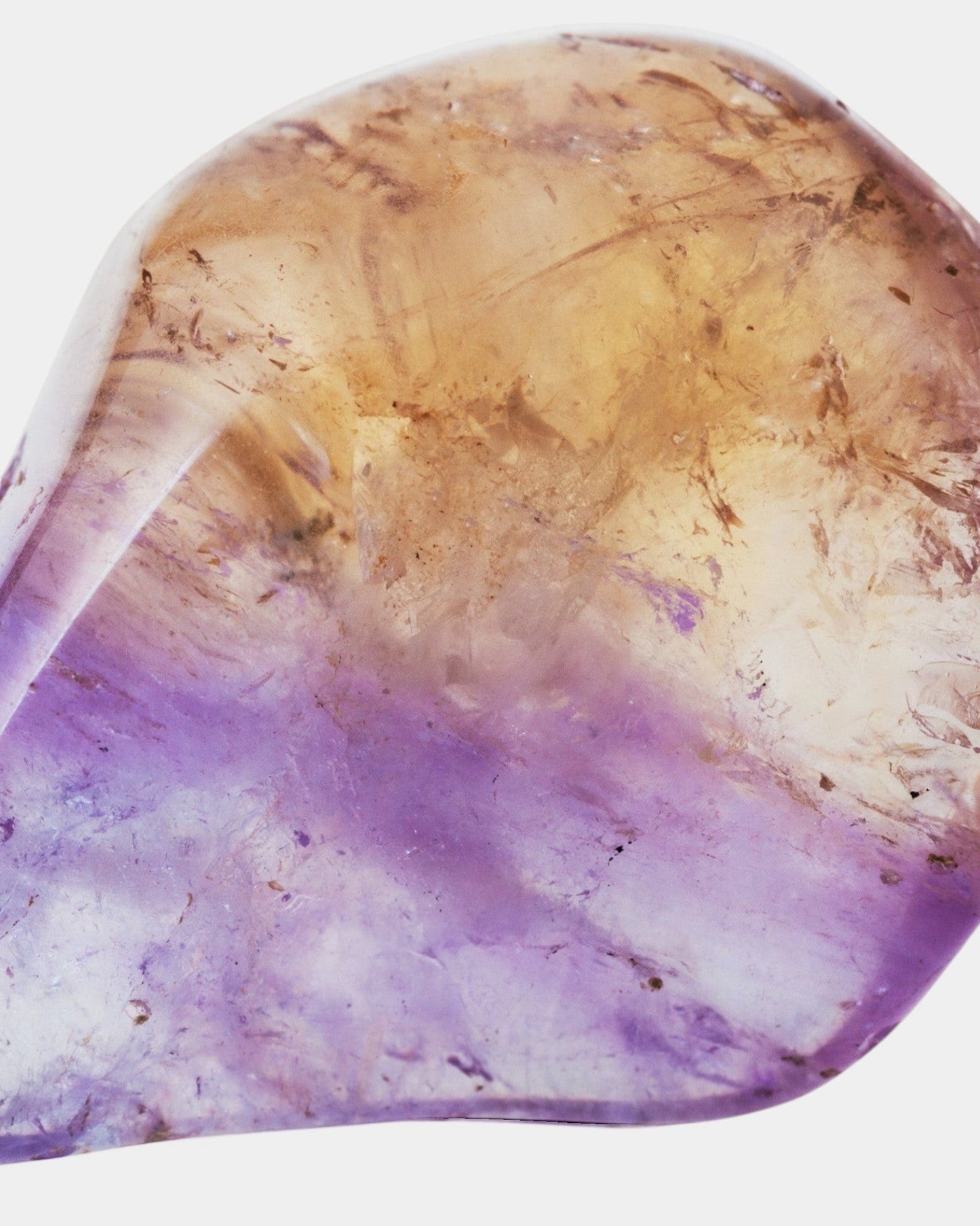 Elsita Jewelry Raw free-form ametrine crystal with natural purple and yellow gradient tones