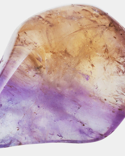 Elsita Jewelry Raw free-form ametrine crystal with natural purple and yellow gradient tones