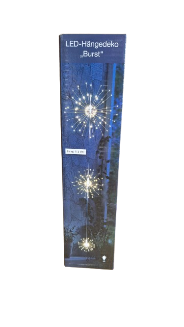 LED-Hängedeko "Burst" (Länge 113cm)